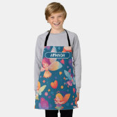 Fairy Rainbow Personalisiertes Muster Schürze (Getragen)