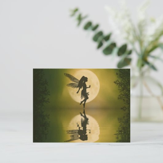 Fairy reflektieren Postkarte (Stehend Vorderseite)