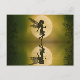 Fairy reflektieren Postkarte