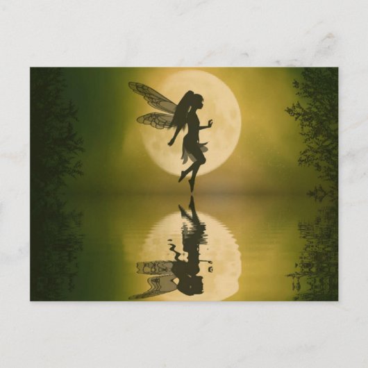 Fairy reflektieren Postkarte (Vorderseite)