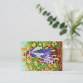 Fairy Rider doppelseitige Akeo-Printwerbung Visitenkarte (Stehend Vorderseite)