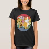 Fairy Riding Corgi T-Shirt (Vorderseite)