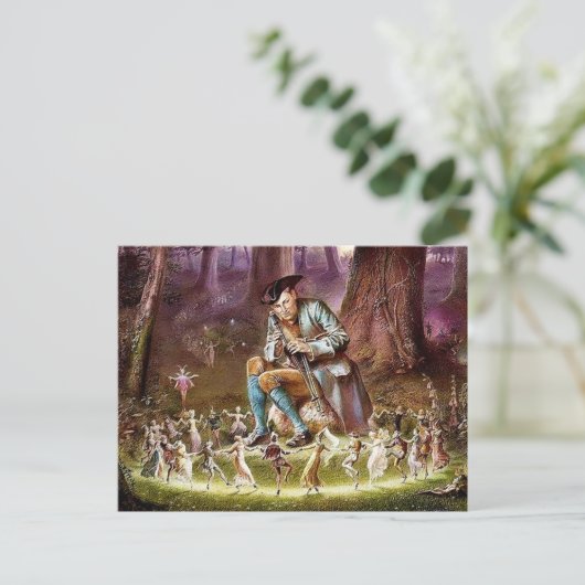 Fairy Ring Dance Celebration Postkarte (Stehend Vorderseite)