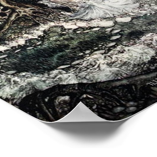 Fairy Ring Midsommer Night's Dream Arthur Rackham Poster (Ecke)