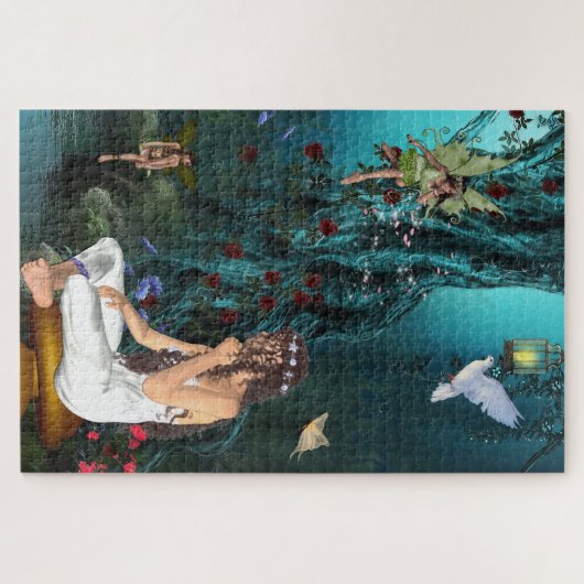 Fairy Rose Garden Puzzle (Horizontal)