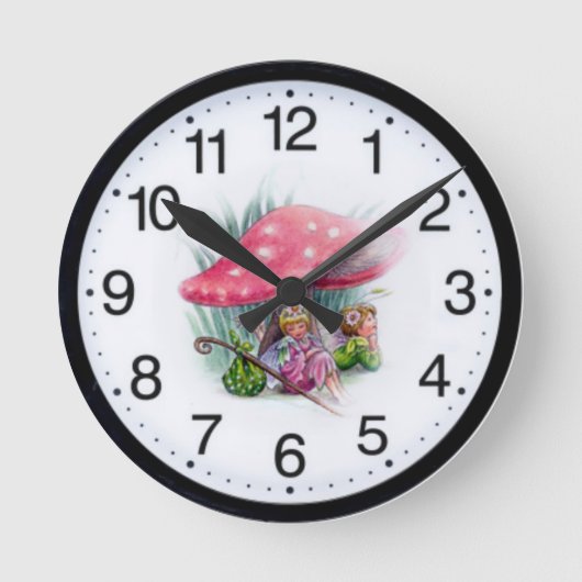 Fairy Runde Wanduhr (Vorderseite)
