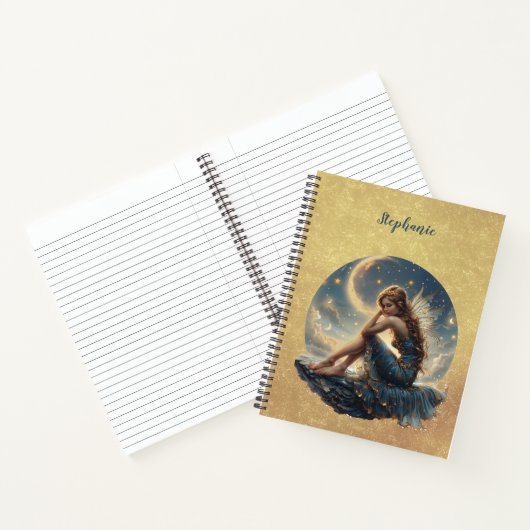 Fairy School Notebook mit Fairies Whimsical Art Notizblock (Innenseite)