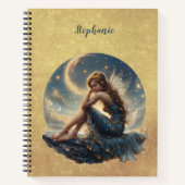 Fairy School Notebook mit Fairies Whimsical Art Notizblock (Vorderseite)