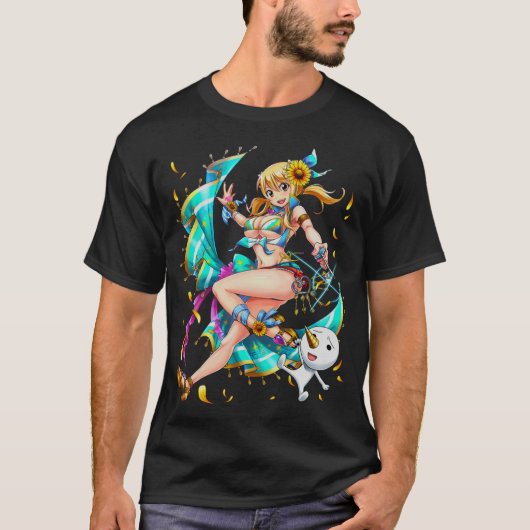 Fairy Schwanz Lucy Heartfilia T-Shirt (Vorderseite)