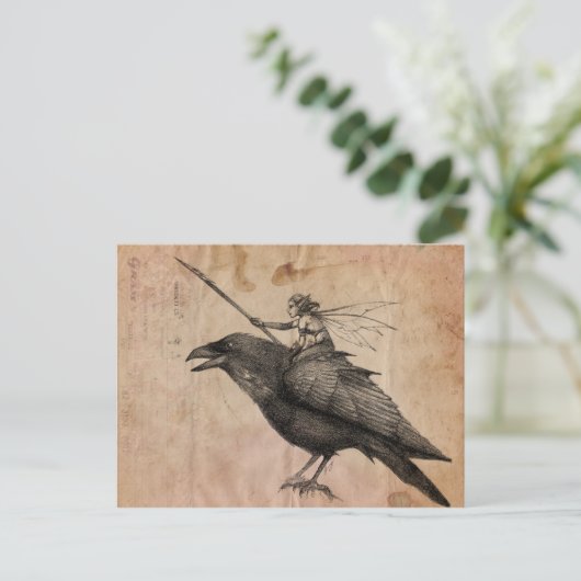 Fairy Scout Postkarte (Stehend Vorderseite)