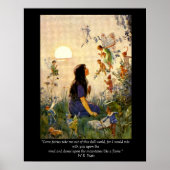 Fairy Secrets & Yeats Zitat Vintag Poster (Vorne)