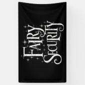Fairy Security Funny Halloween-Kostüm Banner (Vertikal)