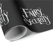 Fairy Security Funny Halloween-Kostüm Geschenkpapier (Rolleneckpunkt)
