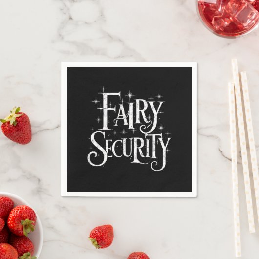 Fairy Security Funny Halloween-Kostüm Serviette (Beispiel)