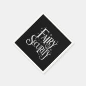 Fairy Security Funny Halloween-Kostüm Serviette (Ecke)