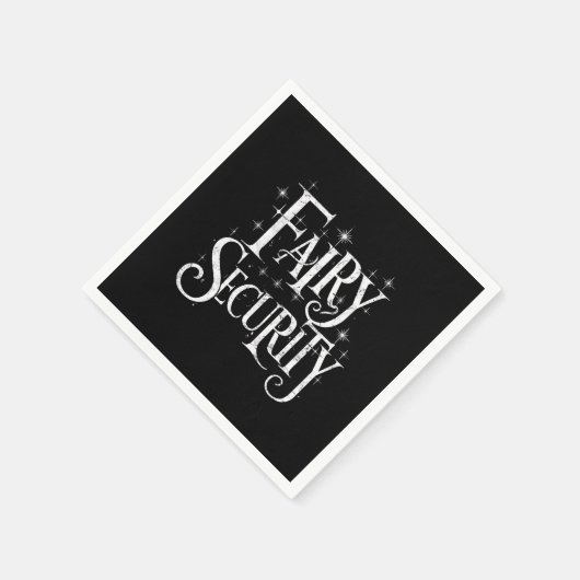 Fairy Security Funny Halloween-Kostüm Serviette (Ecke)