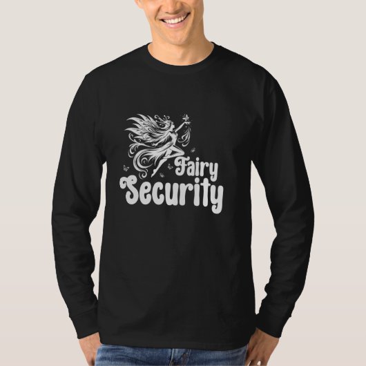 Fairy Security Lazy Lazy Easy Halloween Kostüm Mam T-Shirt (Vorderseite)