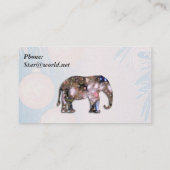 Fairy Seeds Elephant Visitenkarte (Rückseite)