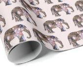 Fairy Seeds Elephants Geschenkpapier (Rolleneckpunkt)