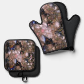 Fairy Seeds Ofenhandschuh & Topflappen-Set (Vorderseite/Rückseite)