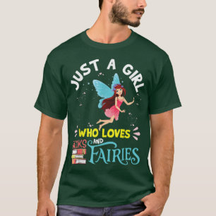 Fairy Shirt for Girl Just a Girl Wer Lieben bucht