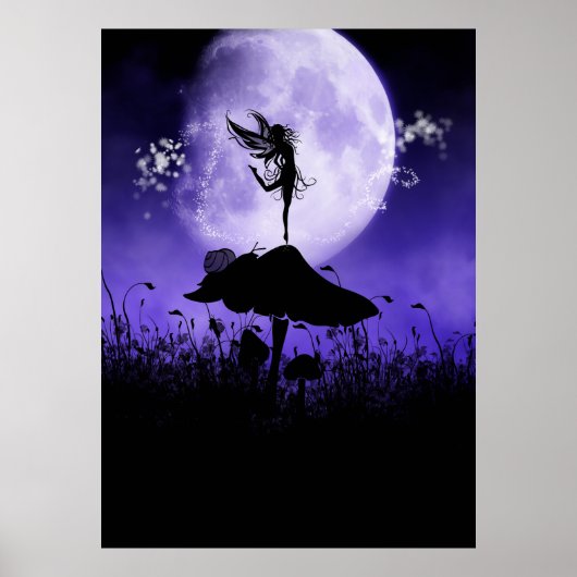 Fairy Silhouette 2 Poster (Vorne)