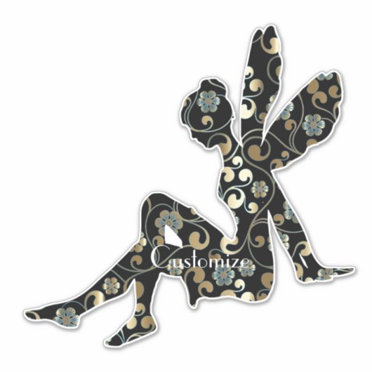 Fairy Silhouette Thunder_Cove Aufkleber (Vorderseite)