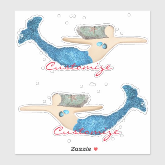 Fairy Silhouette Thunder_Cove Aufkleber (Blatt)