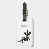 Fairy Silhouette Thunder_Cove Gepäckanhänger (Vorderseite vertikal)