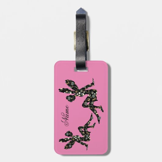 Fairy Silhouette Thunder_Cove Gepäckanhänger (Rückseite vertikal)