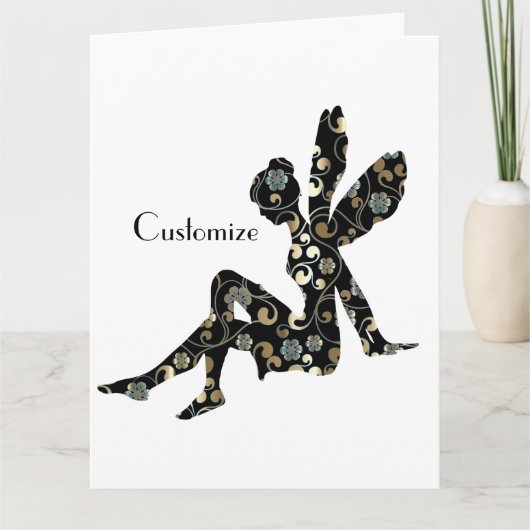 Fairy Silhouette Thunder_Cove Karte (Vorderseite)