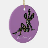 Fairy Silhouette Thunder_Cove Keramik Ornament (Rechts)
