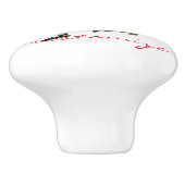 Fairy Silhouette Thunder_Cove Keramikknauf (Seitenansicht)