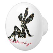 Fairy Silhouette Thunder_Cove Keramikknauf (Rechts)