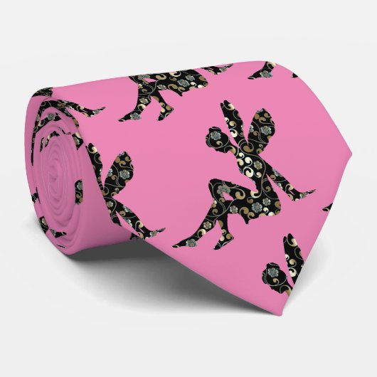 Fairy Silhouette Thunder_Cove Krawatte (Gerollt)