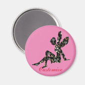 Fairy Silhouette Thunder_Cove Magnet (Vorderseite/Rückseite)