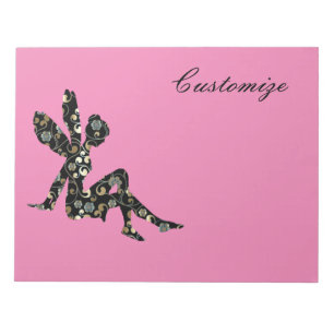 Fairy Silhouette Thunder_Cove Notizblock