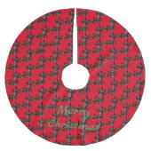 Fairy Silhouette Thunder_Cove Polyester Weihnachtsbaumdecke (Vorderseite)