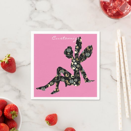 Fairy Silhouette Thunder_Cove Serviette (Beispiel)