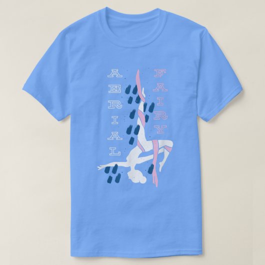 Fairy Silk Ropes Dancer Design T-Shirt (Design vorne)