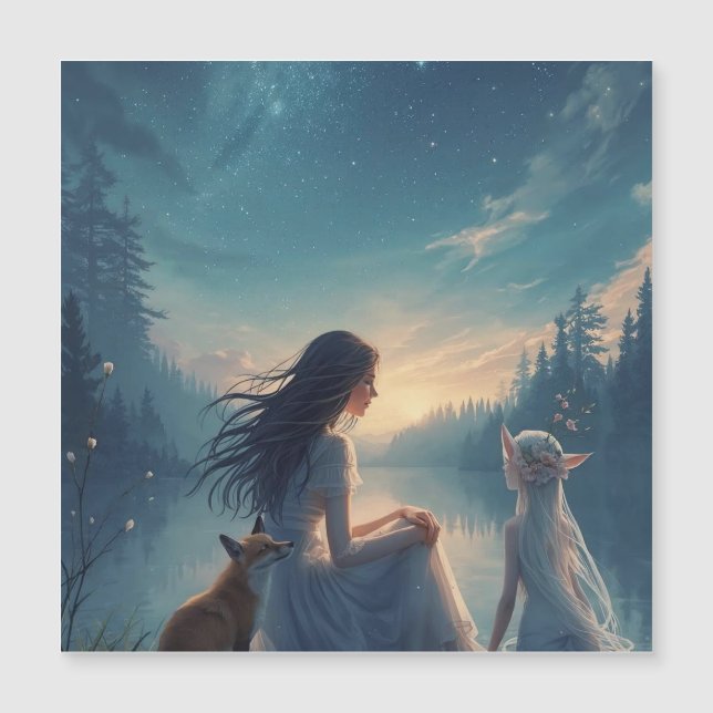 FAIRY SISTERS AND THE FOX MAGNETKARTE (Vorderseite)