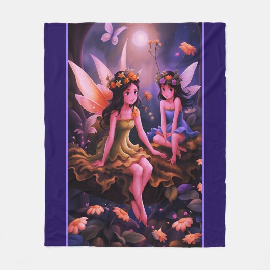 Fairy Sisters Fleecedecke (Vorderseite)