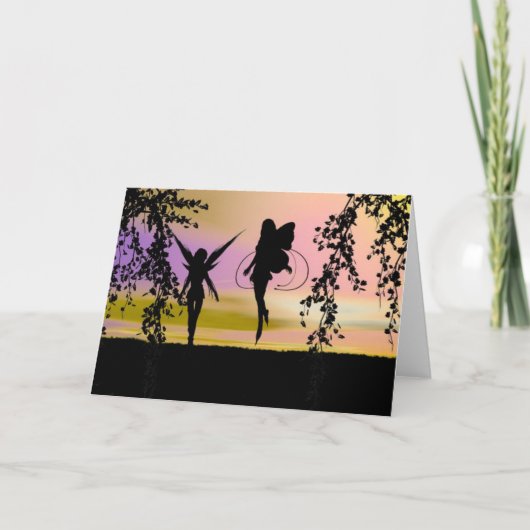 Fairy Sisters Karte (Vorderseite)