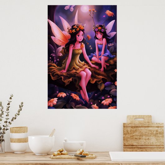 Fairy Sisters Poster (Küche)