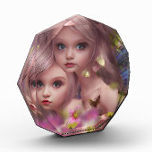 Fairy Sisters Unter den Blume im Wald Fotoblock (Links)