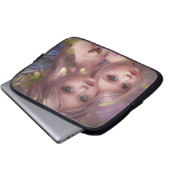 Fairy Sisters Unter den Blume im Wald Laptopschutzhülle (Vorne Knopf)