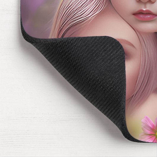 Fairy Sisters Unter den Blume im Wald Mousepad (Ecke)