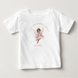 Fairy Sparkle Niedlich Pink Dark Hair Baby T - Shi T-shirt