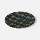 Fairy Stars Black 7" Papierplatte Pappteller (Schrägansicht)