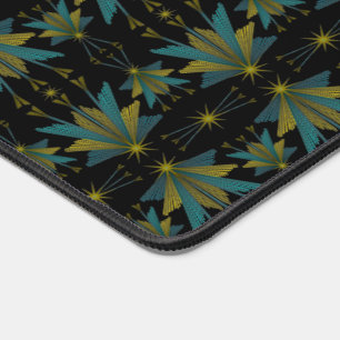 Fairy Stars Black Desk Mat Schreibtischunterlage